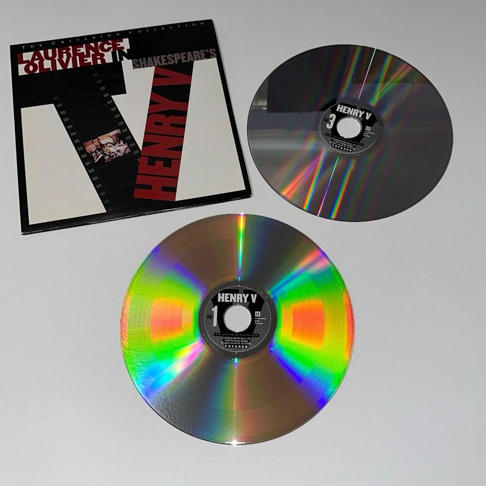 1995 SHAKESPEARE HENRY V LASER DISC